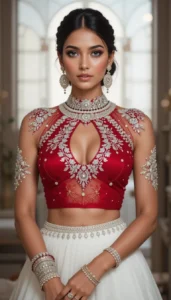 red blouse design 75