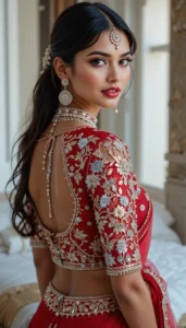 red blouse design 76