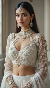 Latest White Blouse Designs 103