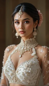 Latest White Blouse Designs 114