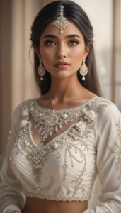 Latest White Blouse Designs 22