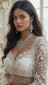 Latest White Blouse Designs 28