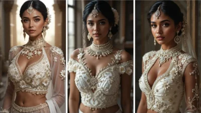 Latest White Blouse Designs