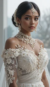 Latest White Blouse Designs 43