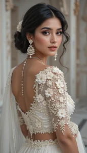 Latest White Blouse Designs 48