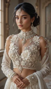 Latest White Blouse Designs 69