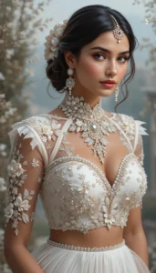 Latest White Blouse Designs 71