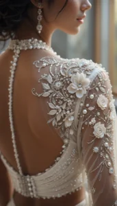 Latest White Blouse Designs 92