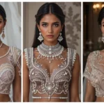 Pearls for Embroidery Blouse Designs | Best 50+ Pearl Maggam Work Ideas for Bridal and Festive Wear 112 Pearls for Embroidery Blouse Designs