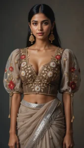 Puffy Sleeve Puff Hand Blouse 20