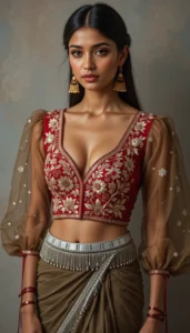 Puffy Sleeve Puff Hand Blouse 26