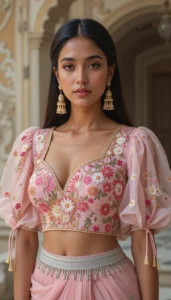 Puffy Sleeve Puff Hand Blouse 39