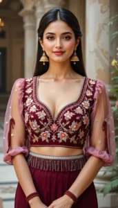 Puffy Sleeve Puff Hand Blouse 62