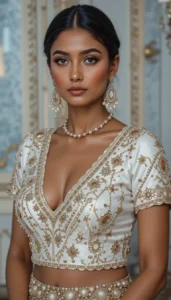 blouse mirror work designs 93