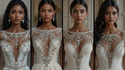 boat neck dress design