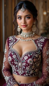 designer blouse for bridal 34
