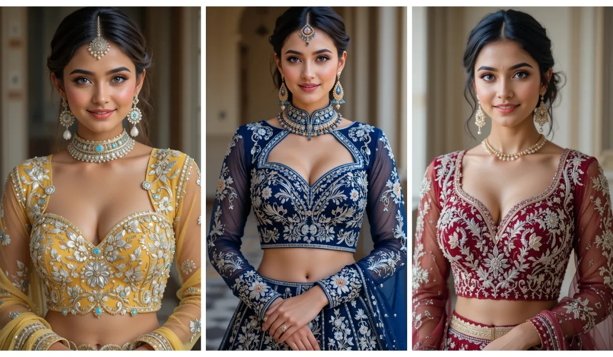 Designer Blouse for Bridal: Top 100+ Bridal Blouse Designs Images New 1 designer blouse for bridal