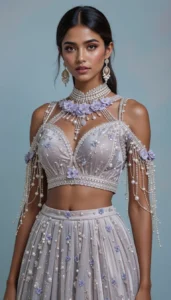 off shoulder blouse design 105