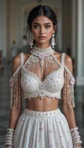 off shoulder blouse design 17