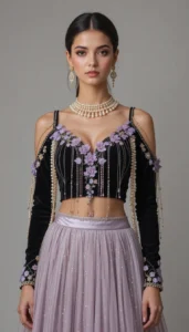 off shoulder blouse design 99