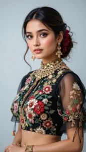 thread embroidery blouse designs 1