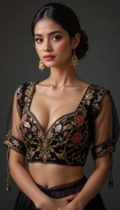 thread embroidery blouse designs 101