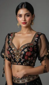 thread embroidery blouse designs 105