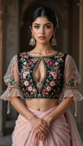 thread embroidery blouse designs 11