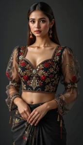 thread embroidery blouse designs 115