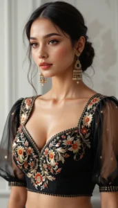 thread embroidery blouse designs 117