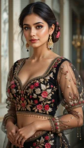 thread embroidery blouse designs 119