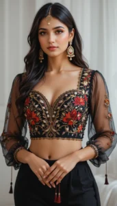 thread embroidery blouse designs 121