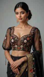 thread embroidery blouse designs 125