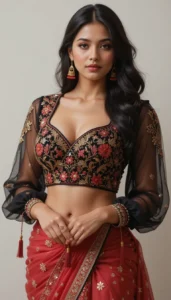 thread embroidery blouse designs 126