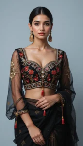 thread embroidery blouse designs 127