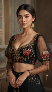 thread embroidery blouse designs 129