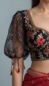 thread embroidery blouse designs 134