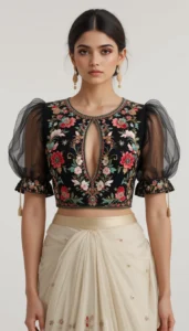 thread embroidery blouse designs 18