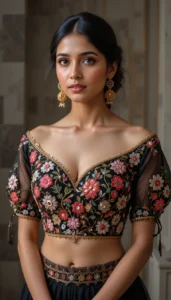 thread embroidery blouse designs 21