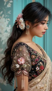 thread embroidery blouse designs 23