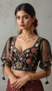 thread embroidery blouse designs 25