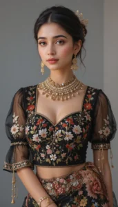 thread embroidery blouse designs 37