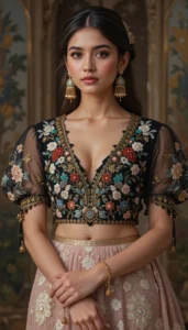 thread embroidery blouse designs 44