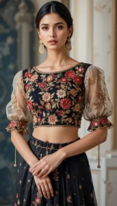 thread embroidery blouse designs 57