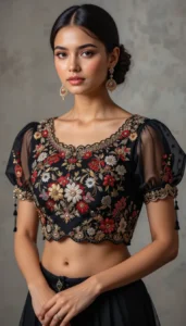 thread embroidery blouse designs 58