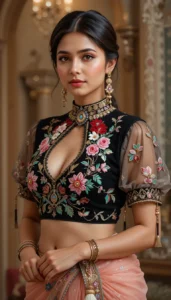 thread embroidery blouse designs 6