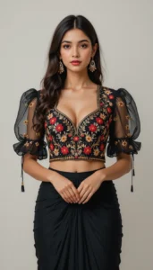 thread embroidery blouse designs 60