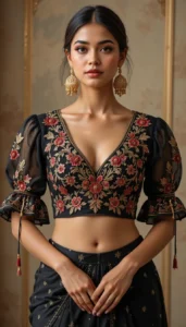 thread embroidery blouse designs 64