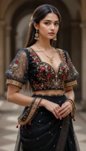 thread embroidery blouse designs 69