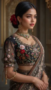 thread embroidery blouse designs 7